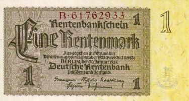 Német Birodalom 1937. 1Rentenmark T:I
