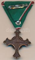 DN "A hazáért - Magyar honvédség / Katonai Hagyományőrzés" Br emlékkereszt mellszalagon T:...