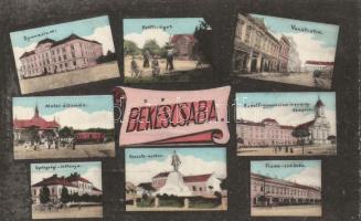 Békéscsaba; Motor állomás, gyalogsági laktanya, Fiume szálloda