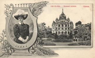 Kassa, Nemzeti színház, Fáy Flóra; floral, Nyulászi Béla kiadása