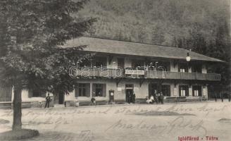 Iglófüred, Fürdőház; Wlaszlovits Gusztáv kiadása / spa house