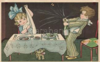 Champagne, young couple, Amag 0338 s: Margret Boriss