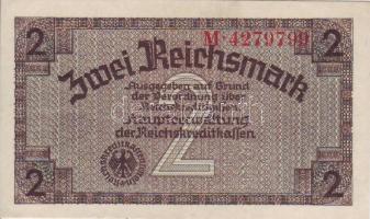 Német Birodalom/II.V.H. dátum nélkül (1939.) megszállt területek részére kiadott bankjegyek 2RM T:I