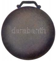 Berán Nándor (1889-1965) 1936. "Bem Lovastüzérek" egyoldalas bronz emlékérem füllel (46mm/...