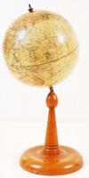 1925 Földgömb, Magyar Földrajzi Intézet, mérték:1:70 000 000, foltos, d:18 cm/ Antique globe