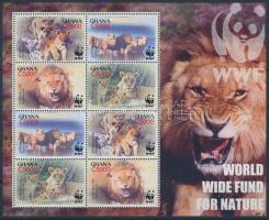 2004 WWF: Oroszlánok kisív Mi 3701-3704