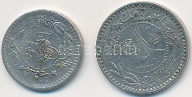 Törökország 1910-1915. 5p Ni + 10p Ni T:2,2- Turkey 1910-1915. 5 Para Ni + 10 Para Ni C:XF,VF