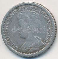 Hollandia 1912. 25c Ag "Wilhelmina" T:2- 
Netherlands 1912. 25 Cents Ag "Wilhelmina&q...