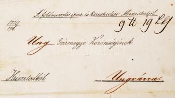 1848. 05. 26. Klauzál Gábor (1802-1864) földművelés, ipar és közlekedésügyi miniszter saját kézzel a...