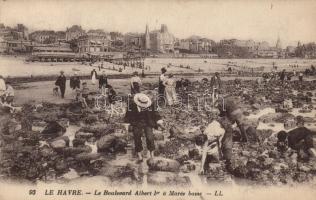 Le Havre, Boulevard Albert I, low tide