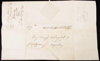 1848. 06. 04. Deák Ferenc (1803-1876) igazságügy miniszter saját kézzel aláírt levele Ung vármegyéne...