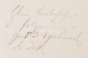 1848. 06. 04. Deák Ferenc (1803-1876) igazságügy miniszter saját kézzel aláírt levele Ung vármegyéne...