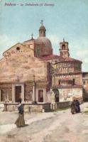 Padova, La Cattedrale / cathedral litho (wet damage)