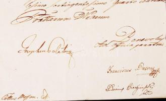 1804 Helytartótanácsi leirat József nádor (1776-1847), Darvas Ferenc (1740–1810) költő, al...