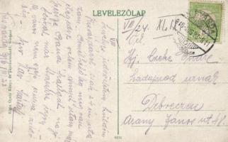 Kisvárda; Zsinagóga, vasútállomás, görög katolikus templom; Klein Gyula kiadása