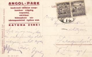 Budapest XIV. Angol Park, a kelet kapuja 'Néger-falu'