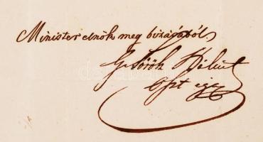 1848. 09.26. A Hadügyminisztérium leirata Moson vármegyének a szabadságharc szempontjából különösen ...