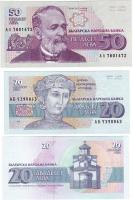 Bulgária 1951-től 24db bankjegy kevés duplával T:többségében I,II