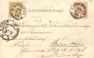 Budapest V. Igazságügyi Palota, Geiger litho, Kunstanstalt Kosmos