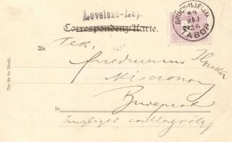 1899 Lajtabruck, Bruck and der Leitha; Brucker Lager, Hauptwache / guard station