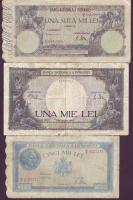 Románia régi és új, 16db (15klf) bankjegy T:I,II,III