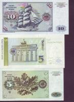 NSZK 1980. 5M, 10M + 1991. 5M T:I