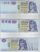 1989. 1000Ft forgalmi DA,DB,DC,DE,DF,DG,DJ + 1999. 1000Ft forgalmi DA,DB,DC,DD 2000. 1000Ft forgalmi DA,DB,DC,DD,DE + 2002. 1000Ft forgalmi DA,DB + 2003. 1000Ft forgalmi DA,DB,DC + 2004. 1000Ft forgalmi DA,DB,DC +  2005. 1000Ft forgalmi DB,DC,DD + 2006. 1000Ft forgalmi DB + 1998,1999,2000,2002,2003,2004,2005. 1000Ft Minta T:I