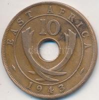 Kelet-Afrika 1943. 10c T:2 East Africa 1943. 10 Cents C:XF