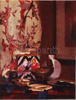 1918, 1929 Velhagen&Klasings Monatshefte, német nyelvű folyóirat 2 száma, színes képekkel illusz...