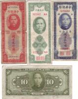 Kína 11 klf db 1930-40-es évek + Népköztársaság 1960. 2Y T:I,II,III