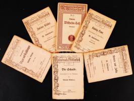 1882 Lambach, St. Benedikts-Stimmen, VI. évfolyam 1-12. szám, 6 db Universal Bibliothek kiadvány (Wi...