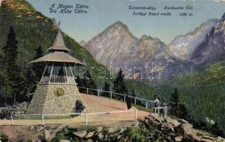 Tátra Tarpatak-völgy, Szilágyi Dezső emlékmű / valley, monument