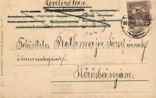 1901 New Year hold to light litho (fl)