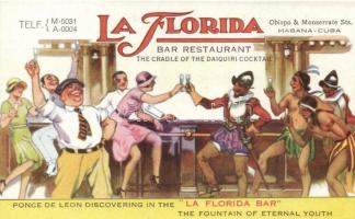 Havana, La Florida bar and restaurant, advertisement