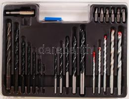 Komplett fúró és tipli készlet eredeti dobozában