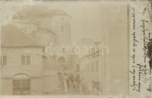 ~1900 Munkács, Mukacheve; Vár udvar / castle yard, photo