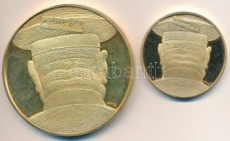 Fritz Mihály (1947-) 1991. "Megszálló Szovjet Csapatok Kivonulása / KONYEC" (2xklf) aranyo...