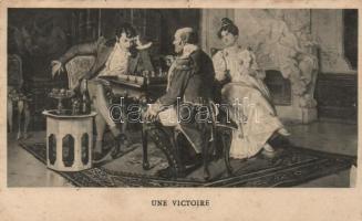 Une Victoire / A Victory chess game (fl)