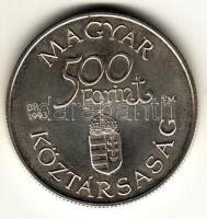 1993. 500Ft Ag "Régi dunai hajók I" T:BU