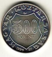 1994. 500Ft Ag "Kossuth Lajos" T:BU