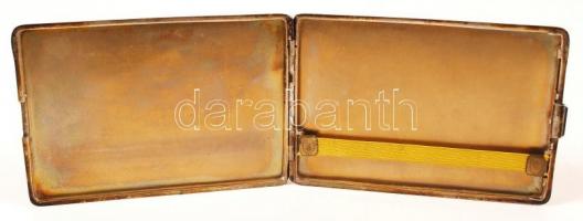 cca 1900 Ezüst cigarettatárca / Silver cigarette holder 142 g