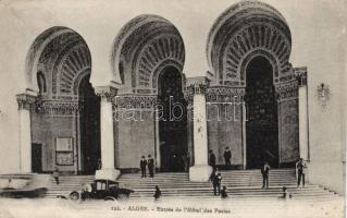 Algiers, Alger; Entrée de lHotel des Postes / automobiles (EK)