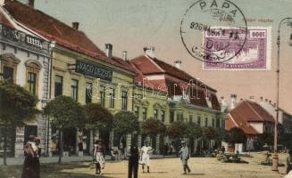 Pápa, Főtér, Vágó Dezső férfi divatterme (Rb)