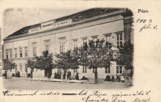 Pápa, Internátus; Kis Tivadar kiadása