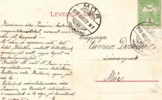 Pápa, Kossuth Lajos utca, Lövinger Rafael cipész, Saudek Miksa és Barna Ignácz kereskedései