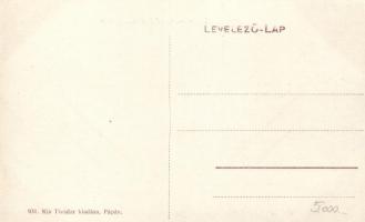 Pápa, Gróf Eszterházy-kastély; Kis Tivadar kiadása