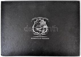 Libéria 2004. 10$ "Szabadság pillanatai" multicolor emlékpénz sorozat 24db-ja eredeti dísz...