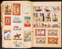 Nagyrészt háború előtti gyufacímke gyűjtemény, összesen 225 db, ebből kb 150 db régi / Collection of...