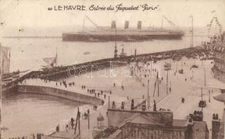 Le Havre, port, SS Paris