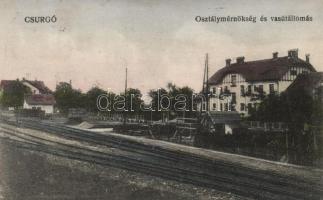 Csurgó, MÁV vasútállomás és osztálymérnökség